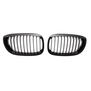 Grill Hoogglans Zwart Niergrill enkele bar BMW 3 Serie Coupé E46 Facelift (2003-2006) Grille