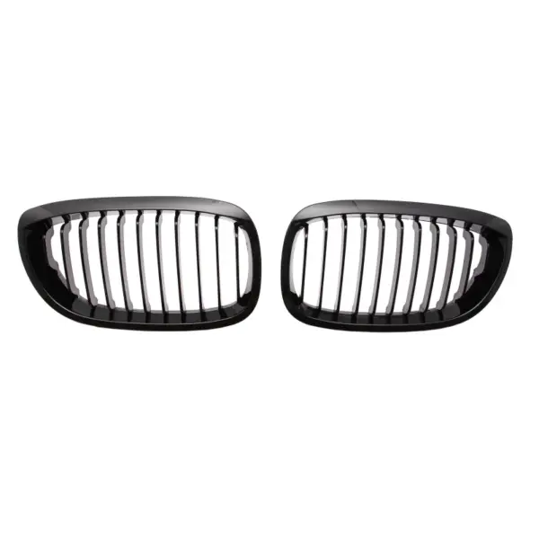 Grill Hoogglans Zwart Niergrill enkele bar BMW 3 Serie Coupé E46 Facelift (2003-2006) Grille