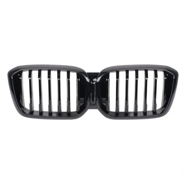 Grill Hoogglans Zwart Niergrill enkele bar BMW X3 G01 G02 Facelift (2021-) Grille