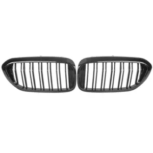 Grill Hoogglans Zwart Niergrill dubbele brug BMW 5 Serie G30 G31 pre-facelift (2017-2020) Grille