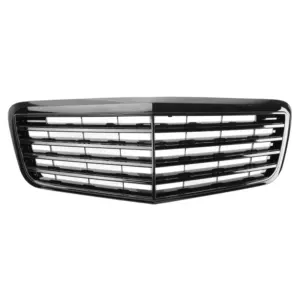 Grill Hoogglans Zwart Radiatorgrille Classic Mercedes E-Klasse W211 S211 VF211 Facelift (2006-2009) Grille