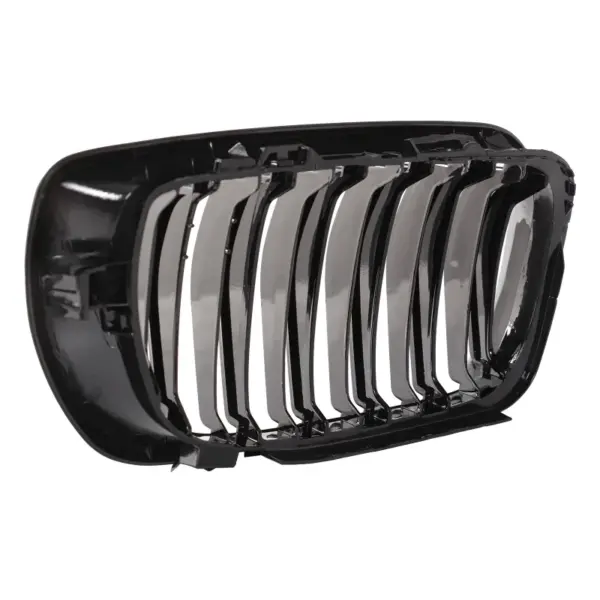 Grill Hoogglans Zwart Niergrill Dubbele Brug BMW 3 Serie E46 Facelift (1999-2006) Grille
