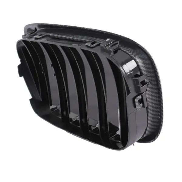 Grill Carbon-Look Dubbel-Bar Niergrille BMW 5 Serie E39 (1995-2003) Grille