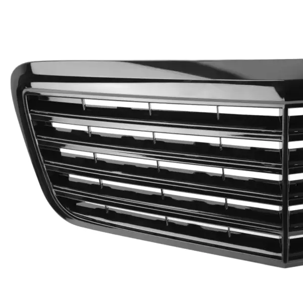 Grill Hoogglans Zwart Radiatorgrille Classic Mercedes E-Klasse W211 S211 VF211 Facelift (2006-2009) Grille