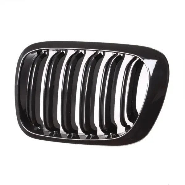 Grill Hoogglans Zwart Niergrill Dubbele Brug BMW 3 Serie Coupé E46 Pre-facelift (1999-2003) Grille
