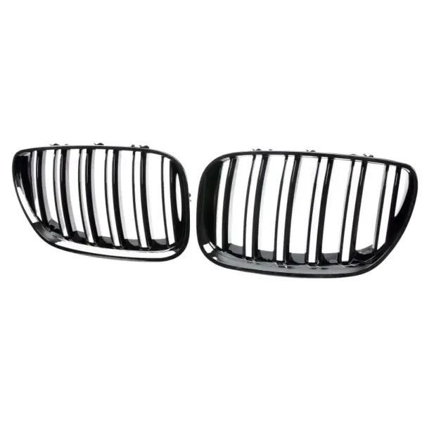 Grill Hoogglans Zwart Niergrille (dubbele bar) BMW X5 E53 Facelift (2004-2006) Grille