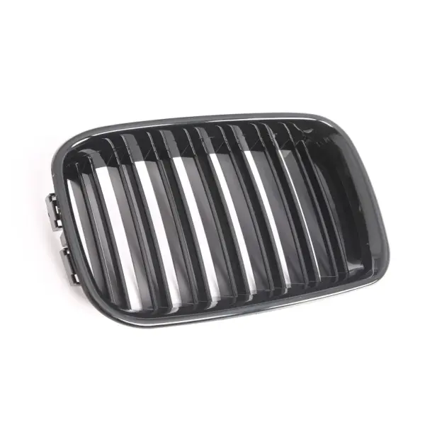 Grill Hoogglans Zwart Niergrill dubbele brug BMW 3 Serie E36 pre-facelift (1990-1996) Grille