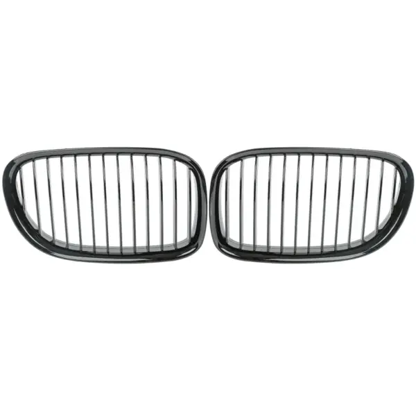 Grill Niergrill zwarte enkele bar geschikt BMW 7 Serie F01-F04 (2008-2012) Grille