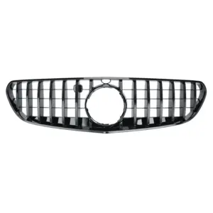 Grill Hoogglans Zwart Radiatorgrille GT Panamericana Mercedes S-Klasse Coupe C217 A217 Pre-Facelift (2013-2017) Grille