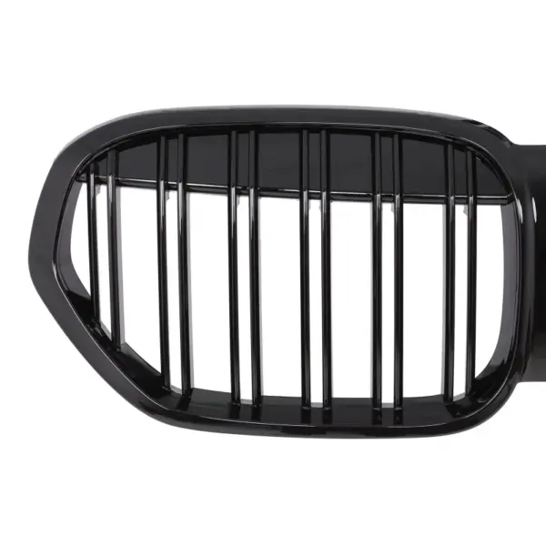 Grill Hoogglans Zwart Niergrille (dubbele bar) BMW X1 F48 Facelift (2019-2022) Grille