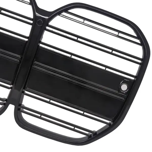 Grille Hoogglans Zwart Niergrill dubbele brug BMW 4 Serie G22 G23 (2020-) Grille