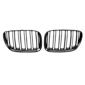 Grill Hoogglans Zwart Niergrille (dubbele bar) BMW X5 E53 Facelift (2004-2006) Grille
