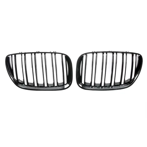 Grill Hoogglans Zwart Niergrille (dubbele bar) BMW X5 E53 Facelift (2004-2006) Grille