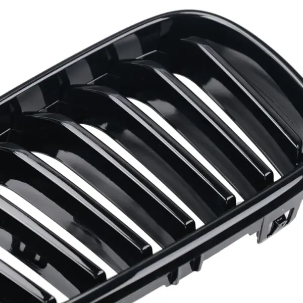 Grill Hoogglans Zwart Niergrill enkele bar BMW 2 Serie F22 F23 (2014-2017) Grille