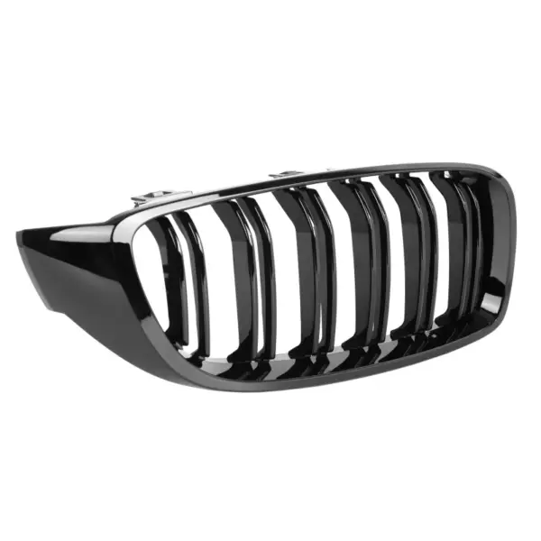 Grill Niergrill Glanzend Zwart Dubbelspijl BMW 4 Serie F32 F33 F36 & M3/M4 F80 F82 F83 (2013-2020) Grille
