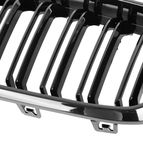 Grill Hoogglans Zwart Niergrill Dubbele Bar BMW X5 F15 F16 (2013-2018) Grille