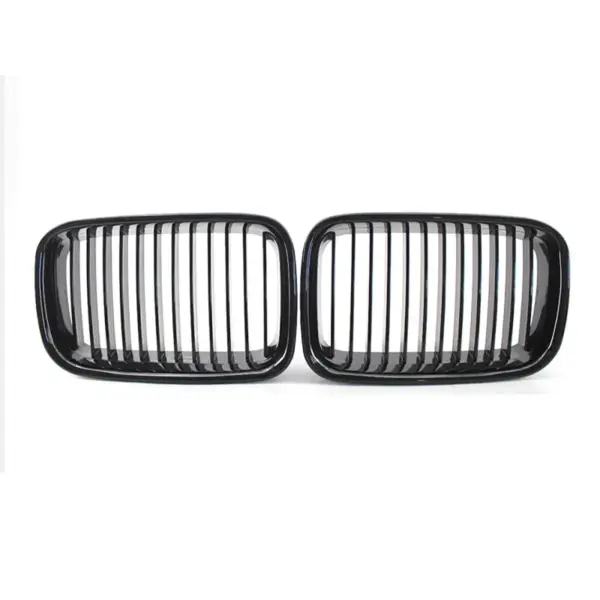 Grill Hoogglans Zwart Niergrill enkele bar BMW 3 Serie E36 pre-facelift (1990-1996) Grille
