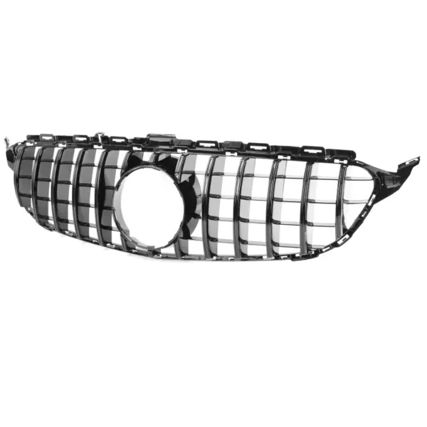 Grill Hoogglans Zwart Radiatorgrille GT Panamericana zonder camera Mercedes C-Klasse W205 S205 C205 A205 Pre-Facelift (2014-2018) Grille