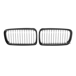 Grill Hoogglans Zwart Niergrill enkele spijl BMW 7 Serie E38 (1994-2001) Grille