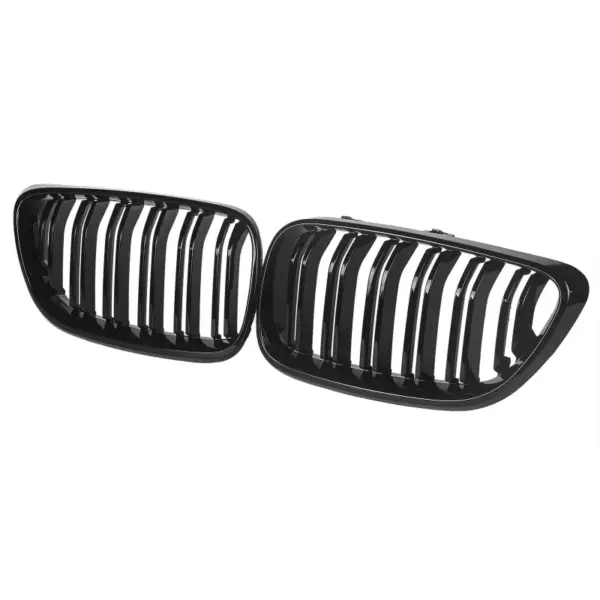 Grill Hoogglans Zwart Niergrill dubbele brug BMW 2 Serie F22 F23 (2014-2017) Grille