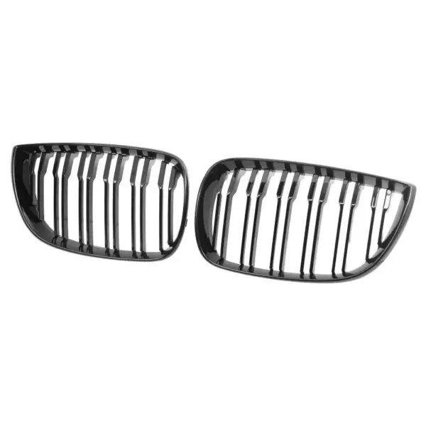 Grill Niergrill Glanzend Zwart Dubbele Brug BMW 1 Serie E81/E87 Pre-Facelift (2004-2007) Grille