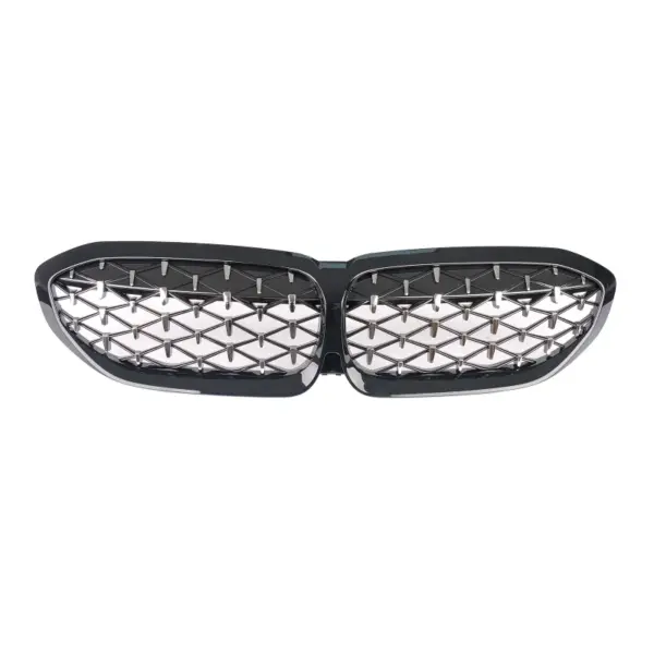 Grill Niergrill zwart chroom mesh design  BMW 3 Serie G20 G21 (2019-) Grille