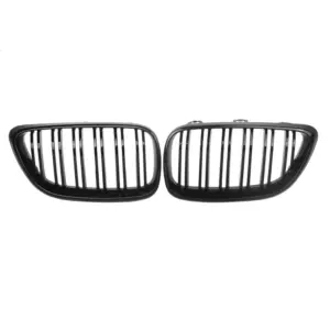 Grill Hoogglans Zwart Niergrill dubbele brug BMW 2 Serie F22 F23 (2014-2017) Grille