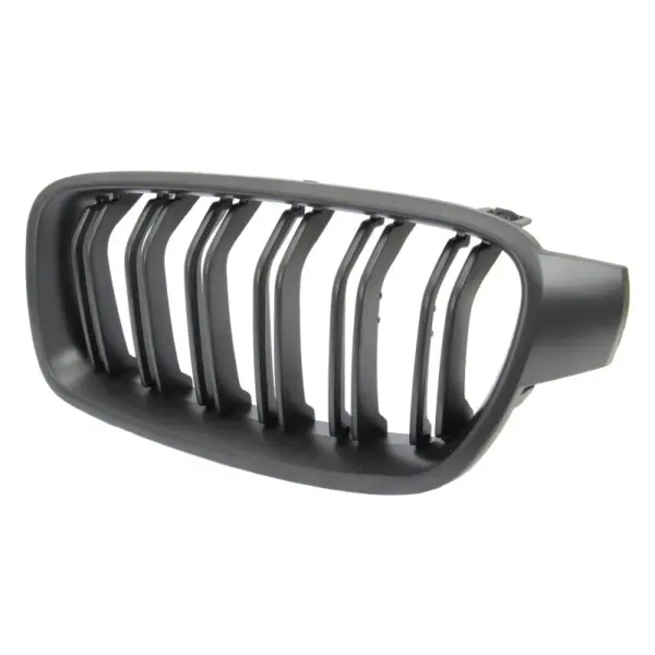 Grill Niergrill mat zwart dubbele brug BMW 3 Serie F30 F31 (2011-2019) Grille