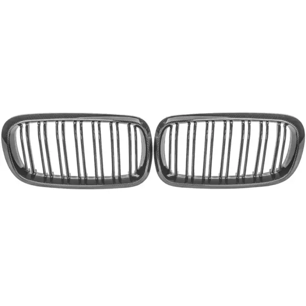 Grill Niergrill carbon look dubbele bar BMW X5 F15 F16 (2013-2018) Grille