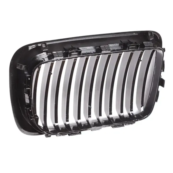 Grille Hoogglans Zwart Niergrill enkele bar BMW 3 Serie E36 Facelift (1996-2000) Grille