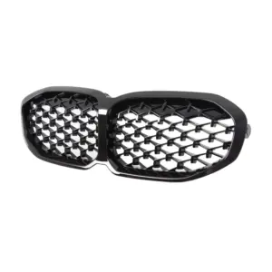 Grill Hoogglans Zwart Niergrill mesh design BMW 1 Serie F40 (2019-) Grille