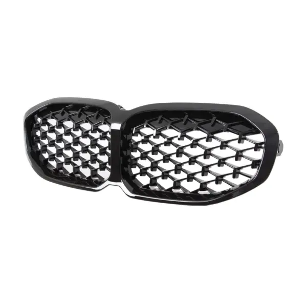 Grill Hoogglans Zwart Niergrill mesh design BMW 1 Serie F40 (2019-) Grille