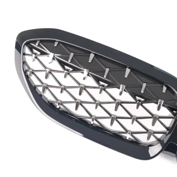 Grill Niergrill zwart chroom mesh design  BMW 3 Serie G20 G21 (2019-) Grille