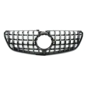 Grill Hoogglans Zwart Radiatorgrille GT Panamericana Mercedes V-Klasse W447 pre-facelift (2014-2019) Grille
