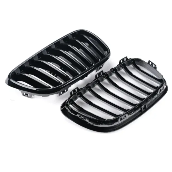 Grill Hoogglans Zwart Niergrill enkele bar BMW 2 Serie F22 F23 (2014-2017) Grille