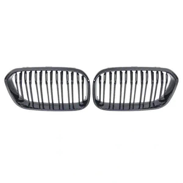 Grill Hoogglans Zwart Niergrill dubbele bar BMW 1 Serie F20 F21 (facelift 2015-2019) Grille