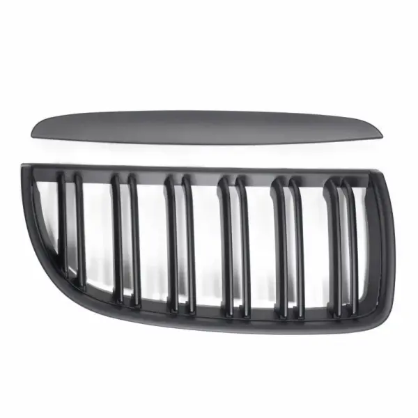 Grill Niergrill matzwart dubbele spijl BMW 3 Serie E90 E91 pre-facelift (2005–2008) Grille