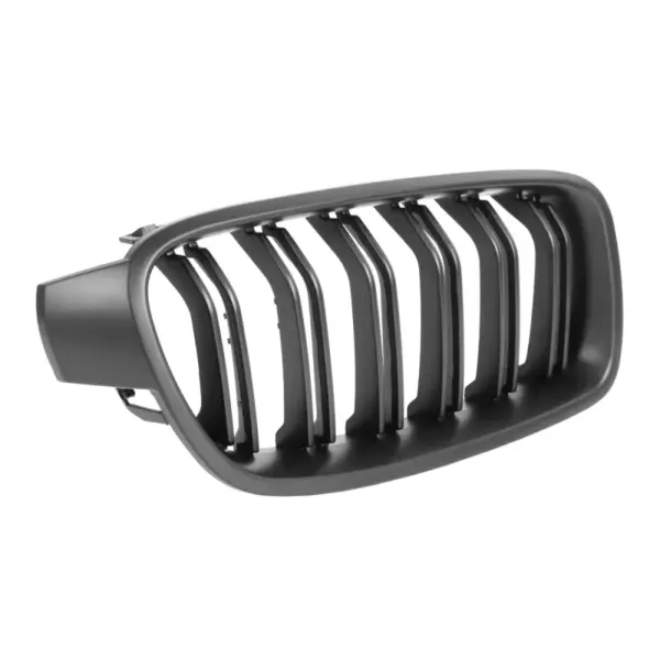 Grill Niergrill mat zwart dubbele brug BMW 3 Serie F30 F31 (2011-2019) Grille