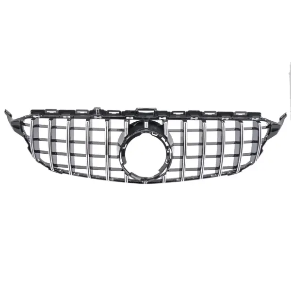 Grill Radiatorgrille chroom GT Panamericana zonder camera Mercedes C-Klasse W205 S205 C205 A205 Facelift (2018-2021) Grille