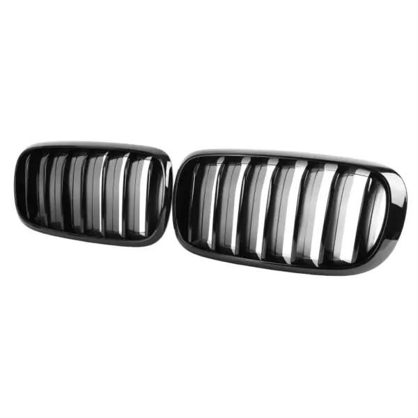 Grill Hoogglans Zwart Niergrill Enkele Bar BMW X5 F15 F16 (2013-2018) Grille