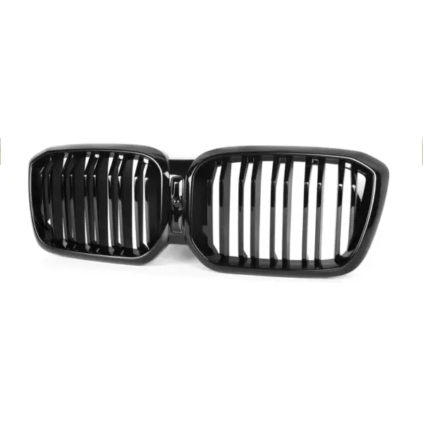Grill Hoogglans Zwart Niergrill dubbele bar BMW X3 G01 G02 Facelift (2021-) Grille