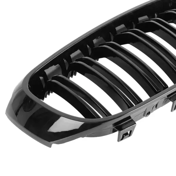 Grill Hoogglans Zwart Niergrill Dubbele Spijl BMW 3 Serie GT F34 (2013–2019) Grille