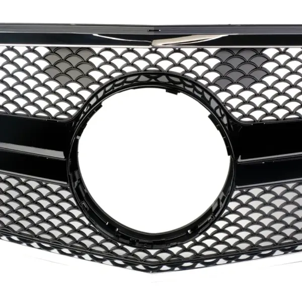 Grill Hoogglans Zwart Radiatorgrille AMG-look Mercedes E-Klasse W212/S212 Pre-Facelift (2009-2012) Grille