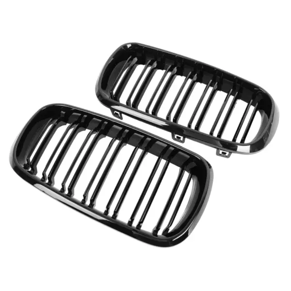 Grill Hoogglans Zwart Niergrill Dubbele Bar BMW X5 F15 F16 (2013-2018) Grille