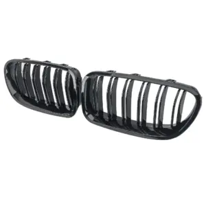 Grill Hoogglans Zwart Niergrill dubbele brug BMW 5 Serie F10 F11 (2010-2016) Grille