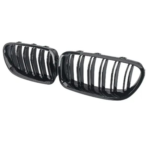 Grill Hoogglans Zwart Niergrill dubbele brug BMW 5 Serie F10 F11 (2010-2016) Grille