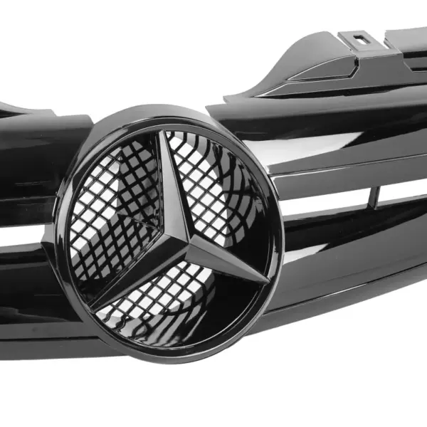Grill Hoogglans Zwart Radiatorgrille AMG look Mercedes SLK R170 (1996–2004) Grille