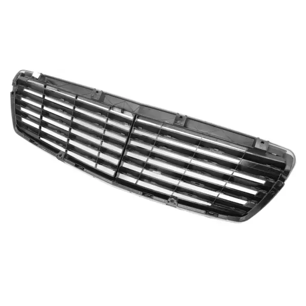 Grill Radiatorrooster Glanzend Zwart Klassieke Mercedes E-Klasse W211 S211 VF211 Pre-Facelift (2003-2006) Grille