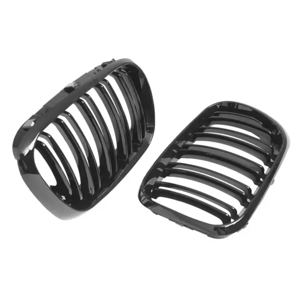 Grill Glans Zwarte Niergrille (dubbele bar) BMW X5 E53 Pre-Facelift (1999-2003) Grille