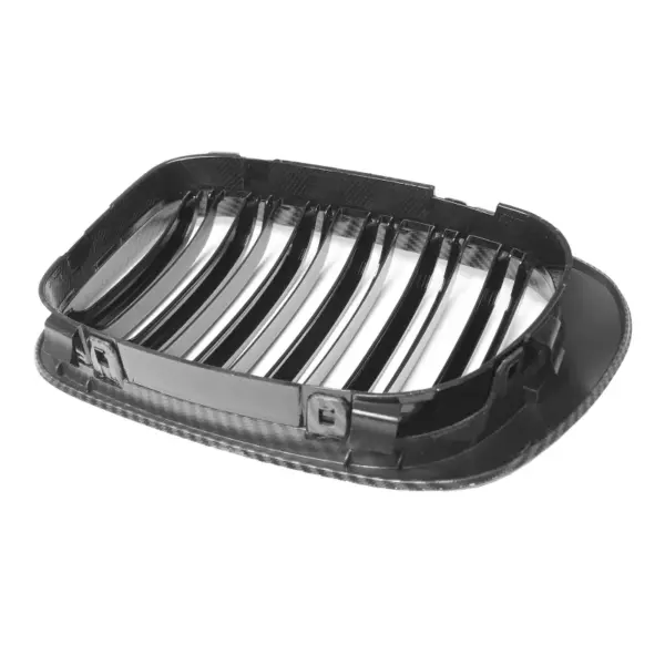 Grill Niergrill Carbon Look dubbele spijl BMW 3 Serie Coupé E46 pre-facelift (1999-2002) Grille